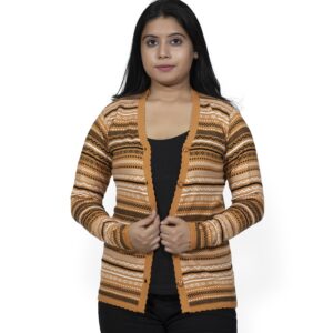 KALPANA Jacquard knit cardigan