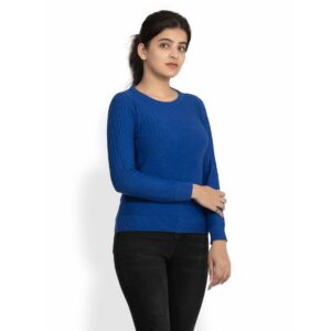 KALPANA Round neck self design women’s pullover